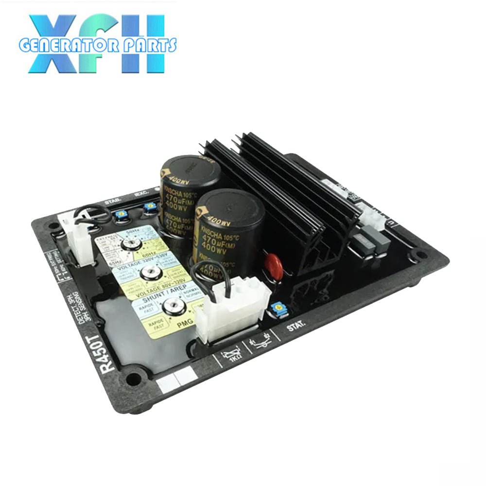 Three Phase China Digital AC Brushless Generator Voltage Regulator AVR R450T - XFH generator parts