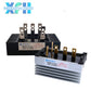 Three phase SQL60A 60amp generator rectifier Aluminum Heatsink 60A Diode Bridge Rectifier kit for generator Iron Pin power diode - XFH generator parts