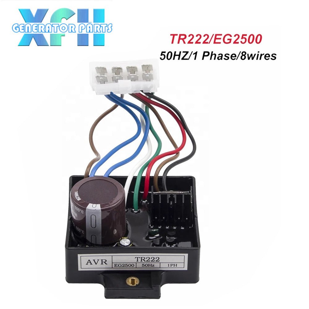 TR222 AC Automatic Voltage Regulator EG2200 EG1800 EG1400 EG2500 Avr Gasoline Generator 2kw Electronic Genset Parts - XFH generator parts