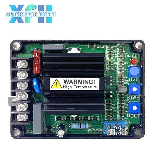 Universal AVR MC - 12A Voltage Stabilizer 220v Automatic Voltage Regulator for Brushless Generator Adjustable Voltage Protector - XFH generator parts