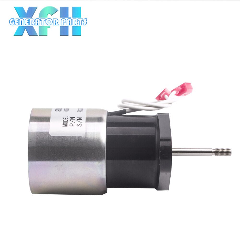 0250 - 12A2UC11S1 Diesel Generator Engine Stop Solenoid Valve 0306 - 5358 Actuator Fuel Shut Off Flameout Solenoid Switch Generator Parts - XFH generator parts