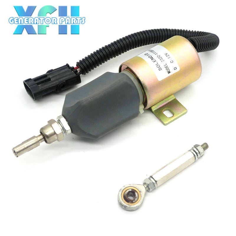 12v/24v 232C - 1115030 Engine Flameout Solenoid Valve Fuel Shutoff Solenoid Truck Generator Parts - XFH generator parts