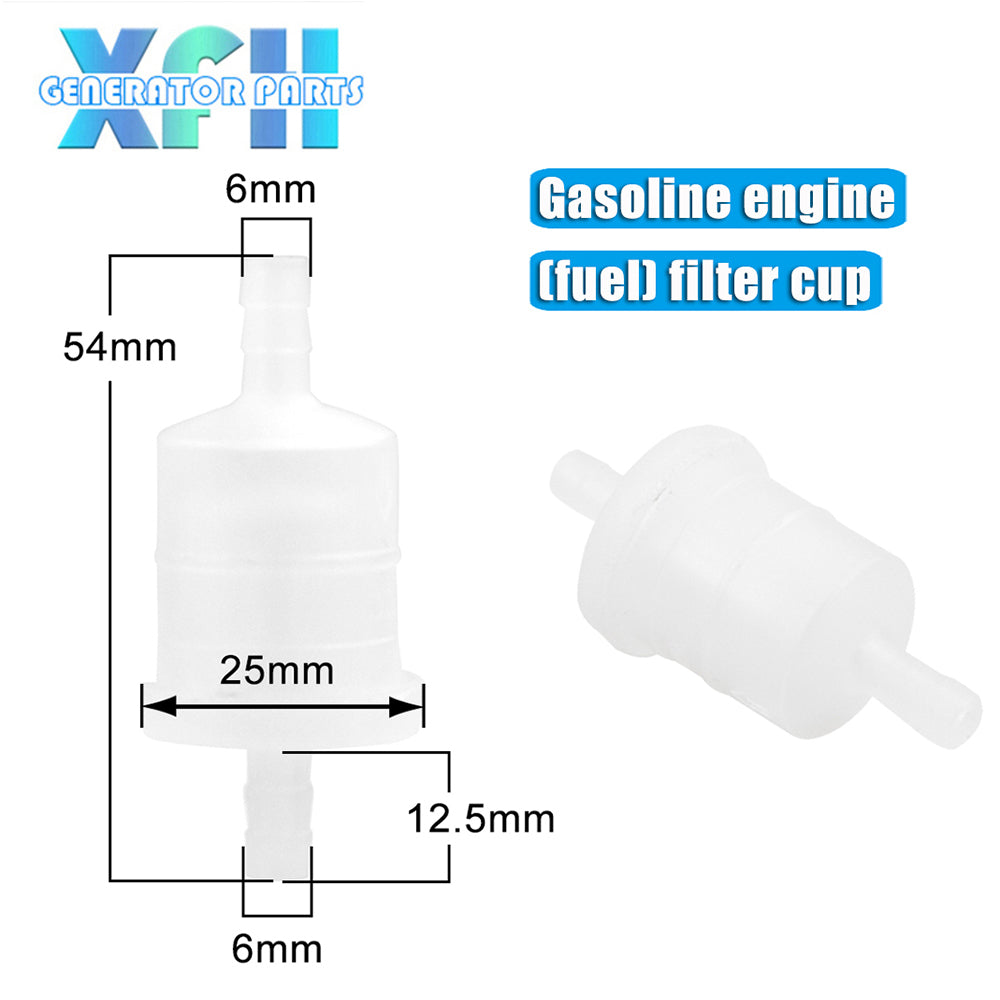 170F 178F 186F Air-cooled Diesel Engine Fuel Filter Cup Gasoline Generator Oil Fuel filters Element Accessories