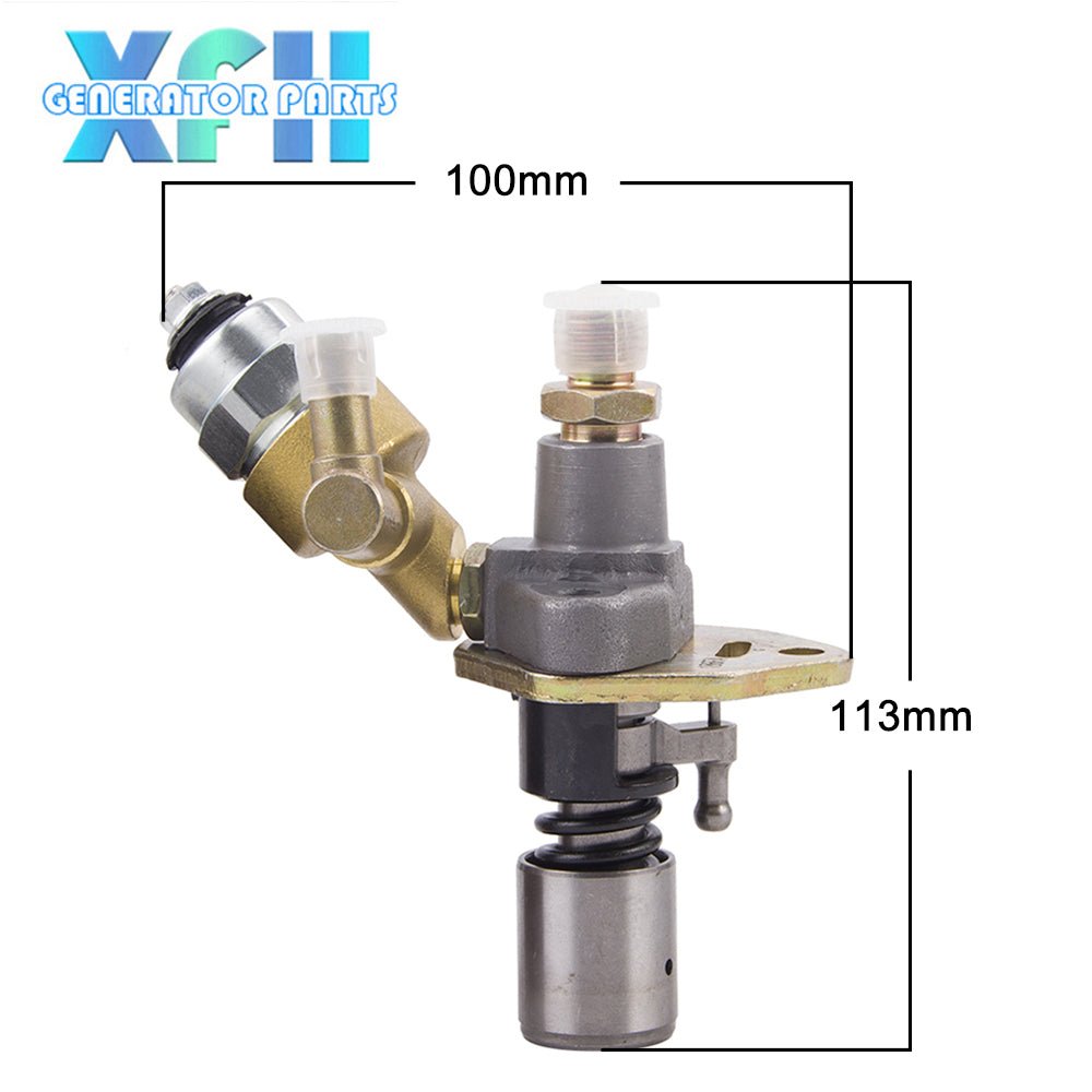 186FA 178F 188F 192F 195F Air Cooled Diesel Engine Electric Oil Pump Fuel Injection Pump Assembly With Solenoid Valve Generator Spare Parts - XFH generator parts
