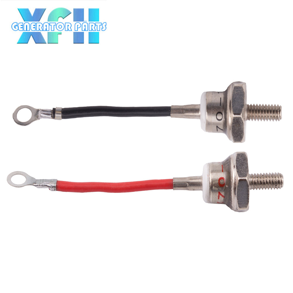 A Pair 25A 40A 70A Generator Rectifier Bolt Diode Male and Female Diode Rectifier Kits for Stamford Generator Genset Parts
