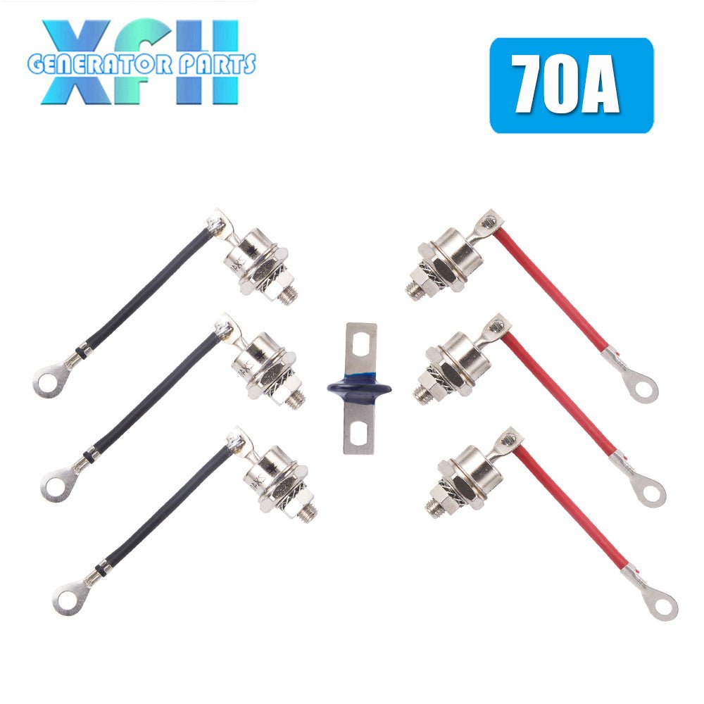 25A 40A 70A Generetor Diode Rectifier Kit with Varistor Bridge Rectifier Diode for Alternator Accessory RSK1001 RSK2001 RSK5001 RSK6001 - XFH generator parts