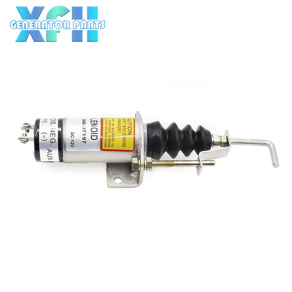 366 - 07197 36607197 12V/24V Fuel Shutoff Solenoid SA - 3405T 1502 - 12C7U2B2S1 Stop Solenoid 366 - 07198 Diesel Engine Parts - XFH generator parts