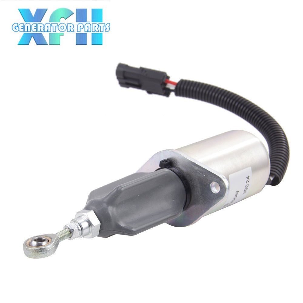 3935649 Diesel Generator Engine Stop Solenoid Fuel Shut Flameout Solenoid Value DC12V DC24V SA - 4764 - 12 - XFH generator parts