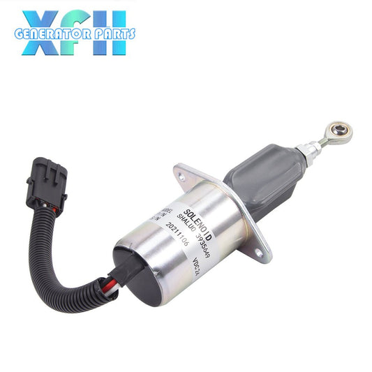 3935649 Diesel Generator Engine Stop Solenoid Fuel Shut Flameout Solenoid Value DC12V DC24V SA - 4764 - 12 - XFH generator parts