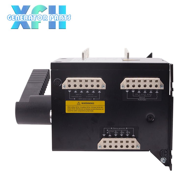 3P 4P ATS 400A 630A 800A 1000A 1250A 1600A 2000A 2500A 3200A Dual Power Automatic Transfer Switch Universal 220V AC Diesel Generator Part Electric Circuit Breaker Switch - XFH generator parts