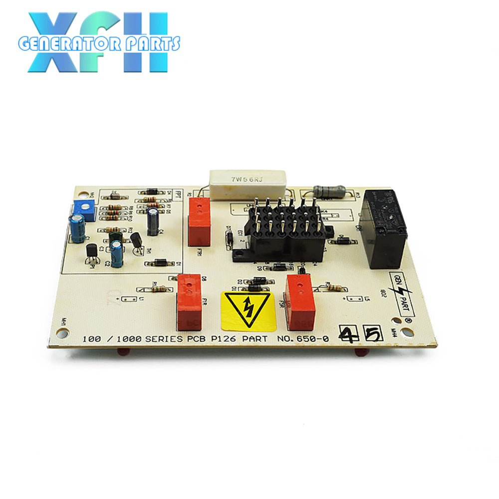 650 - 044 12V fg wilson pcb circuit board panel - XFH generator parts