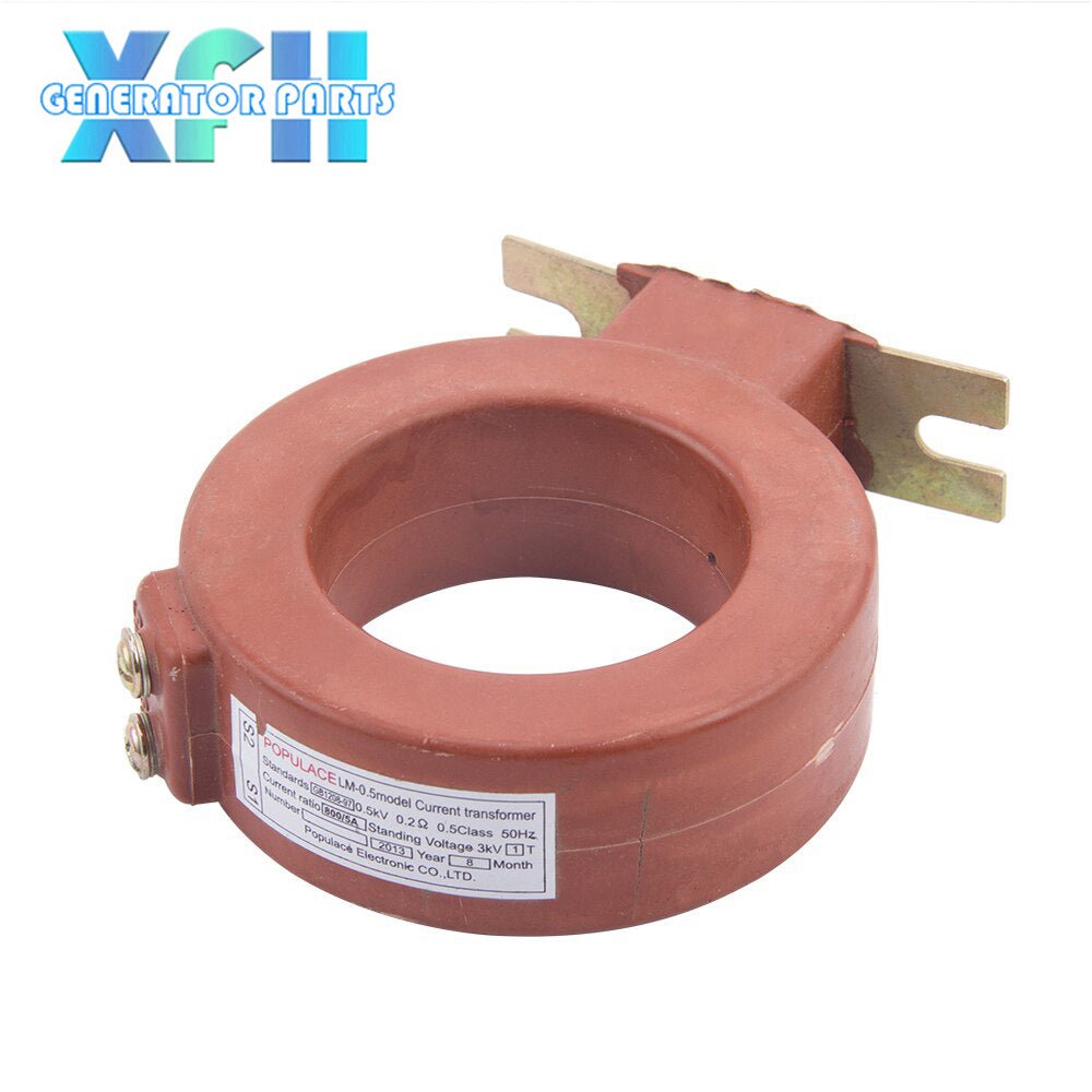 75A 100A 150A 200A 300A 400A 500A 600A 800A 1000A Diesel Generator Current Transformer Sensor Module Alternator Electric Generator Parts Accessories 100/5A S1 S2 - XFH generator parts