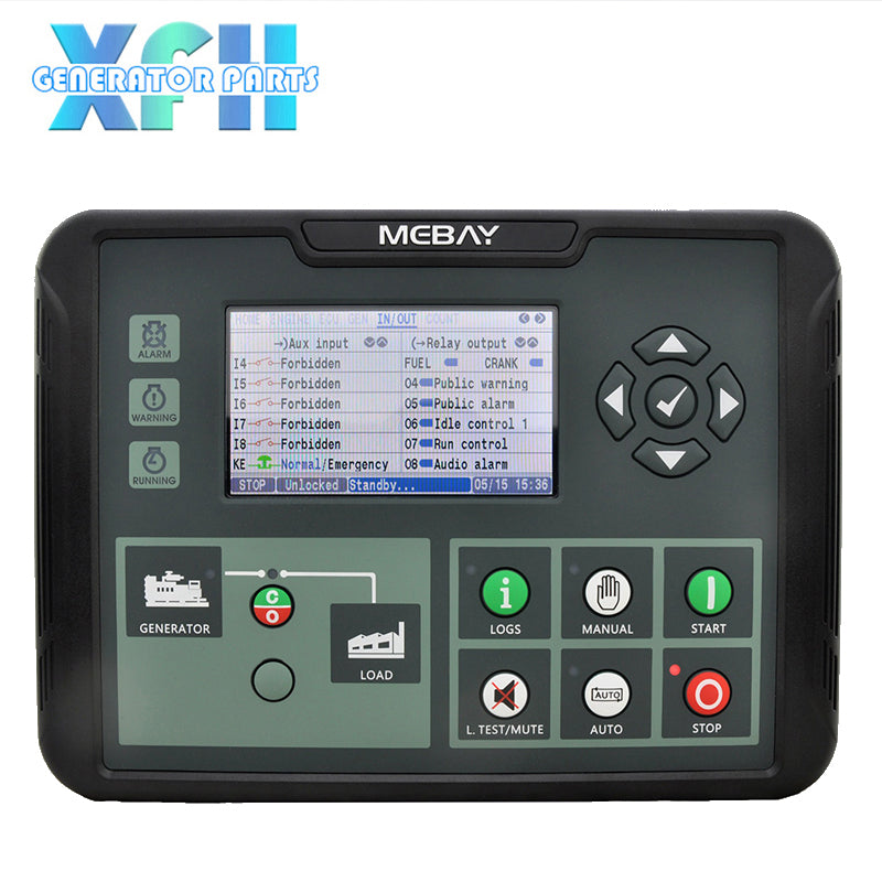 Mebay Auto Generator Control Module DC90D CANBUS USB J1939 Protocol DC90DR Genset Remote Controller
