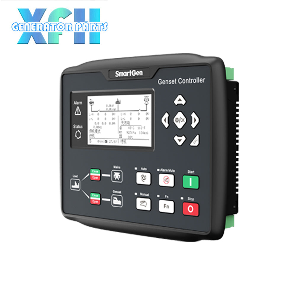 HGM9420N HGM9420LT smartgen genset controller is used for automatic control of single genset to realize automatic start/AMF/synchronous transfer/cloud monitoring