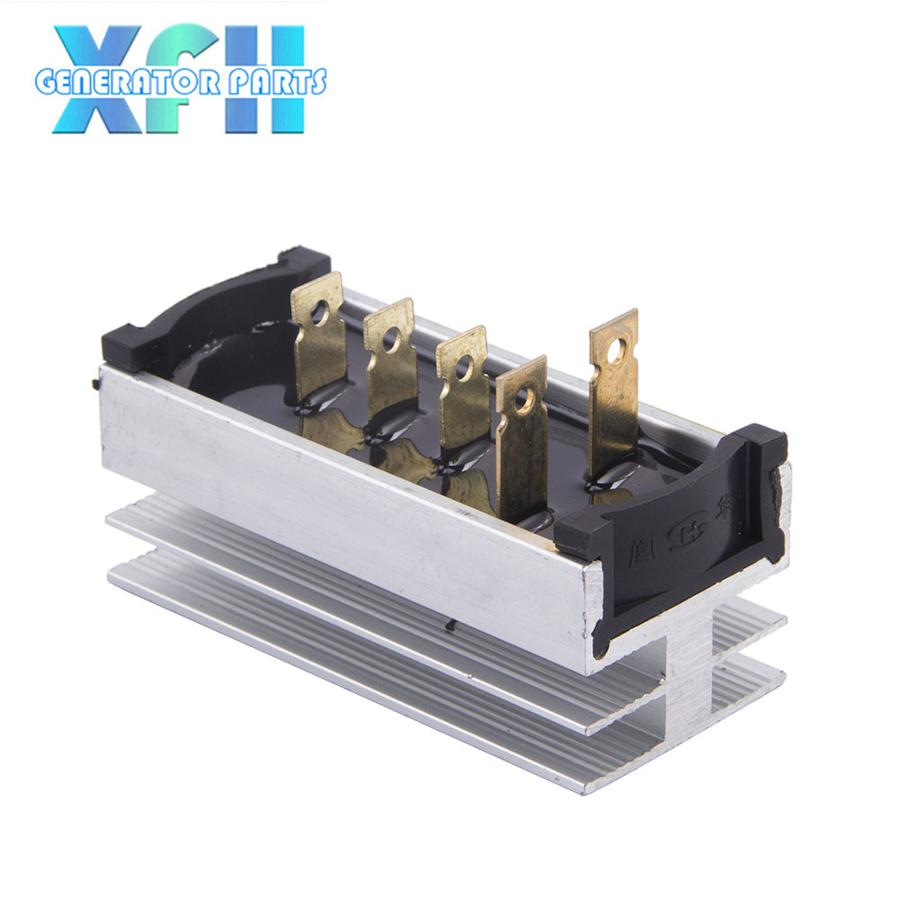 Three phase SQL20A 20amp generator rectifier Aluminum Heatsink Diode B ...