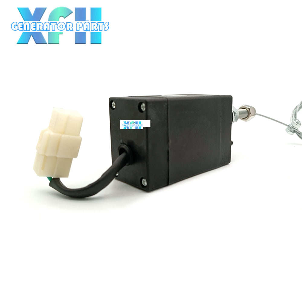 Diesel Engine Part 12V 24V XHQ-PT Stop Solenoid Flame Out Device Off Valve Generator Set Accessory Normal Close/Open Type