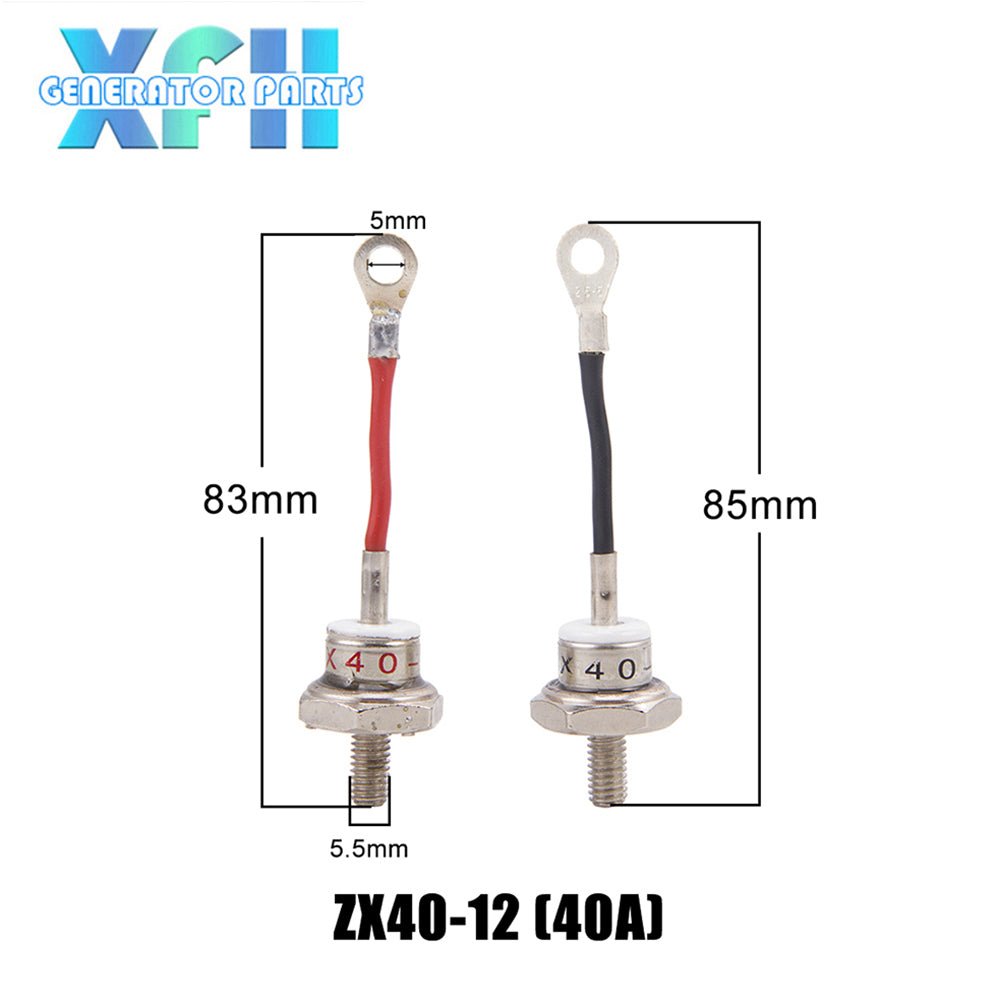 A Pair 25A 40A 70A Generator Rectifier Bolt Diode Male and Female Diode Rectifier Kits for Stamford Generator Genset Parts - XFH generator parts