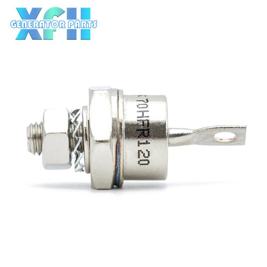A Pair 70HF120 70HFR120 70A Power Generator Rectifier Diode Kit Transistor Diode Rectifier Tester Electronic components 70AMP - XFH generator parts