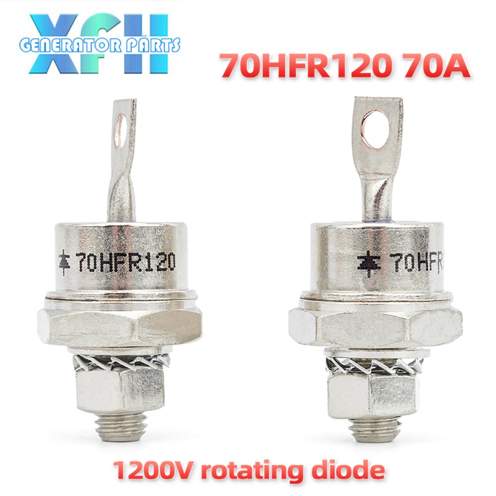 A Pair 70HF120 70HFR120 70A Power Generator Rectifier Diode Kit Transistor Diode Rectifier Tester Electronic components 70AMP - XFH generator parts