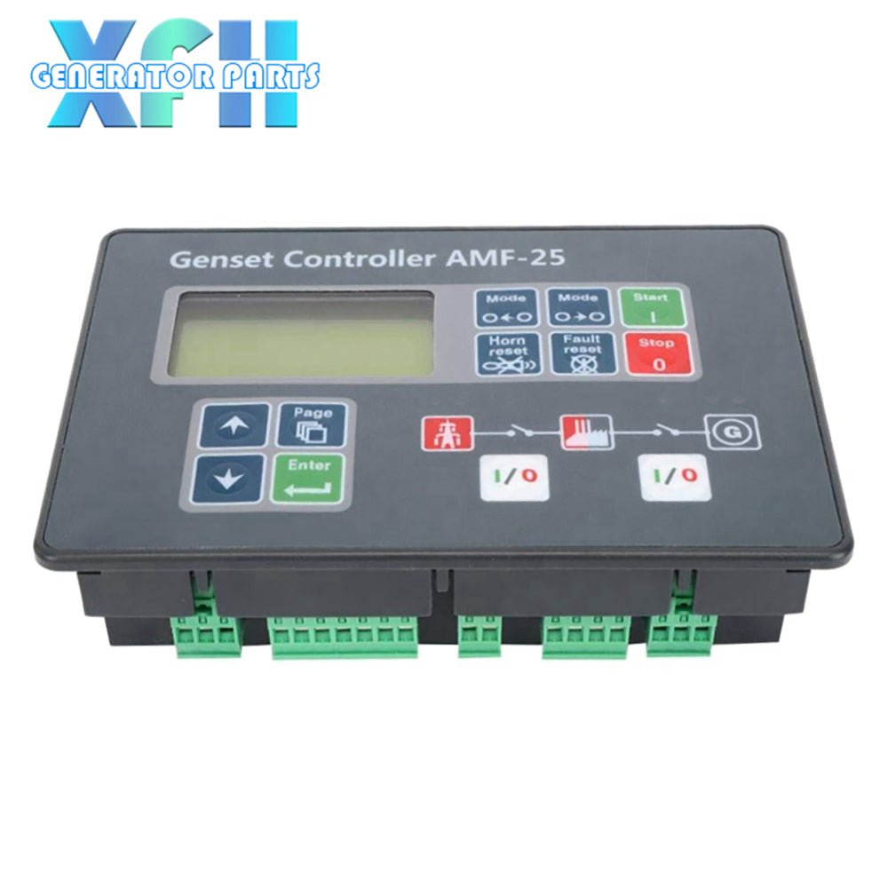 AMF25 AMF20 Diesel Genset Controller AMF - 25 AMF - 20 Generator Auto Start Stop Control Module Replace Original - XFH generator parts