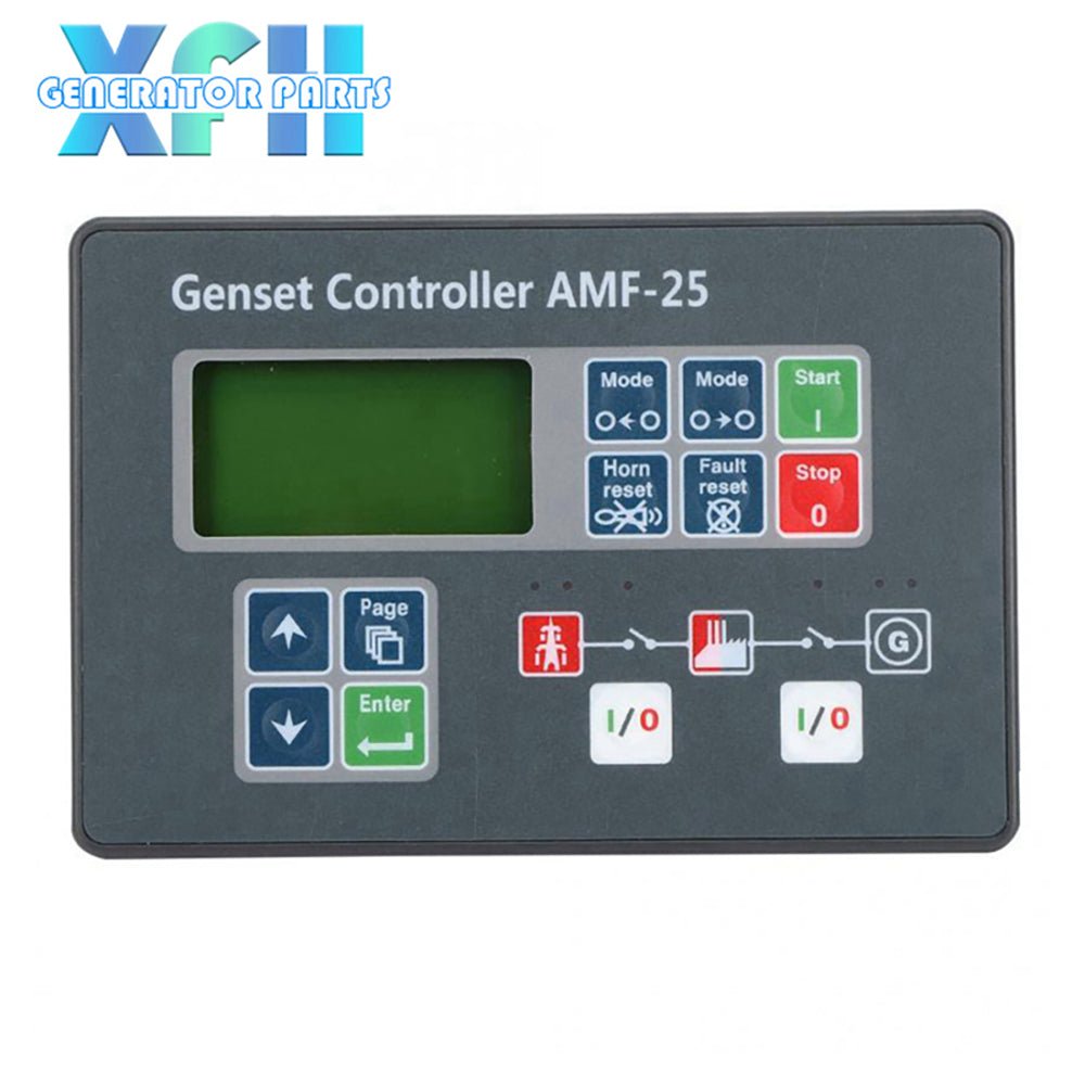 AMF25 AMF20 Diesel Genset Controller AMF - 25 AMF - 20 Generator Auto Start Stop Control Module Replace Original - XFH generator parts