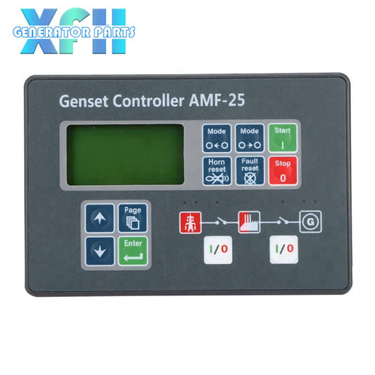 AMF25 AMF20 Diesel Genset Controller AMF - 25 AMF - 20 Generator Auto Start Stop Control Module Replace Original - XFH generator parts