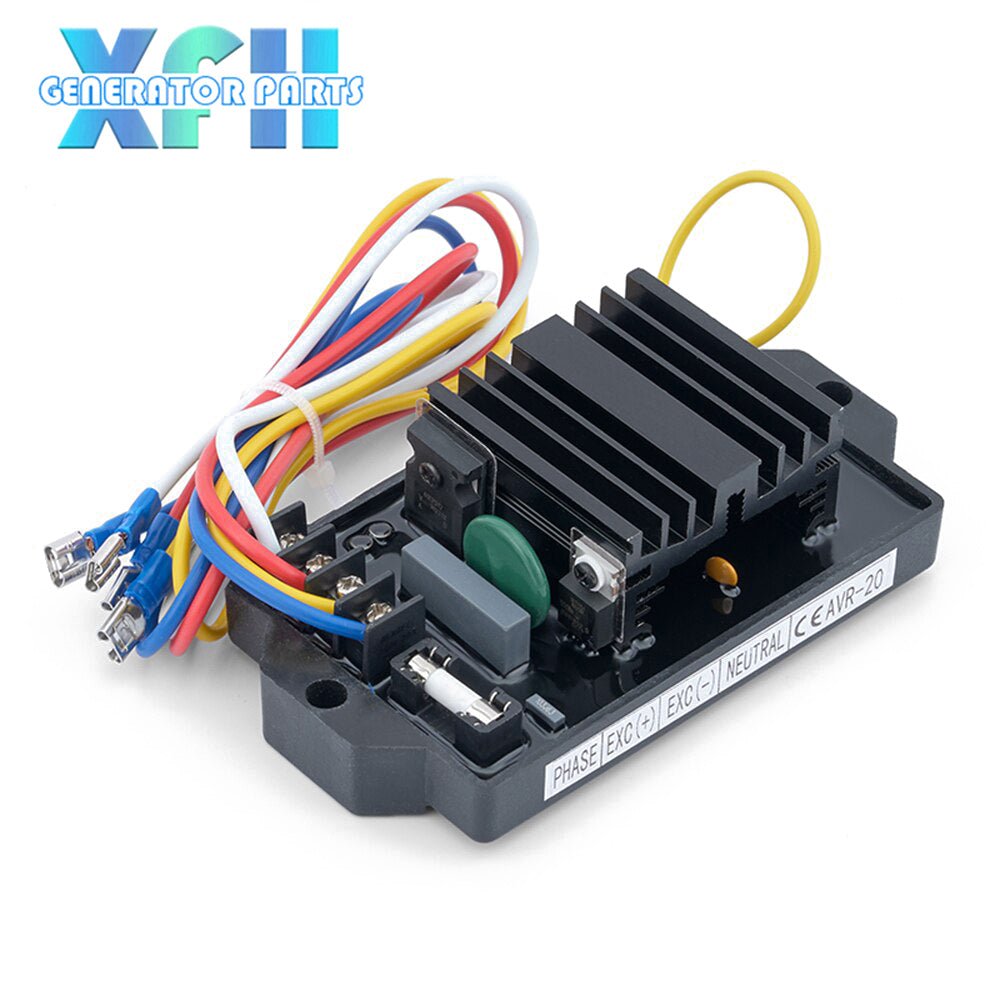 AVR - 20 20A AVR Automatic Voltage Regulator Brushless Excitation Generator Stabilizer Control Module Diesel Genset Parts AVR 20A - XFH generator parts