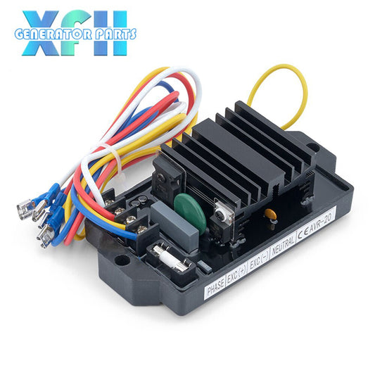AVR - 20 20A AVR Automatic Voltage Regulator Brushless Excitation Generator Stabilizer Control Module Diesel Genset Parts AVR 20A - XFH generator parts