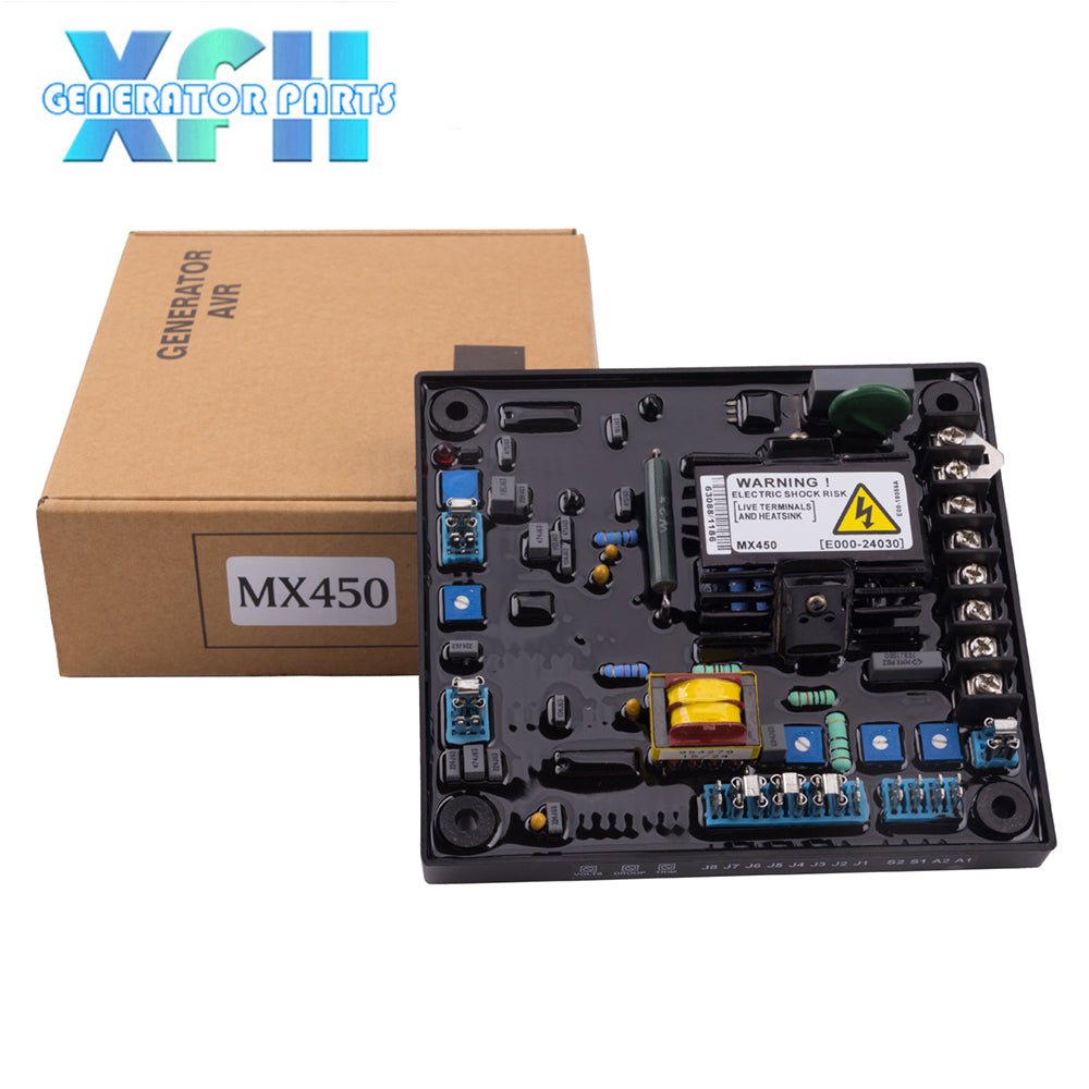 AVR MX450 SX450 Automatic Voltage Regulator For brushless Generator Volt Regulation - XFH generator parts