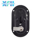 Black Diesel Electric Generator door Lock Semi Circle For Panel Lock With Key Silent Box Gensetr Set Accessories 140*79MM - XFH generator parts
