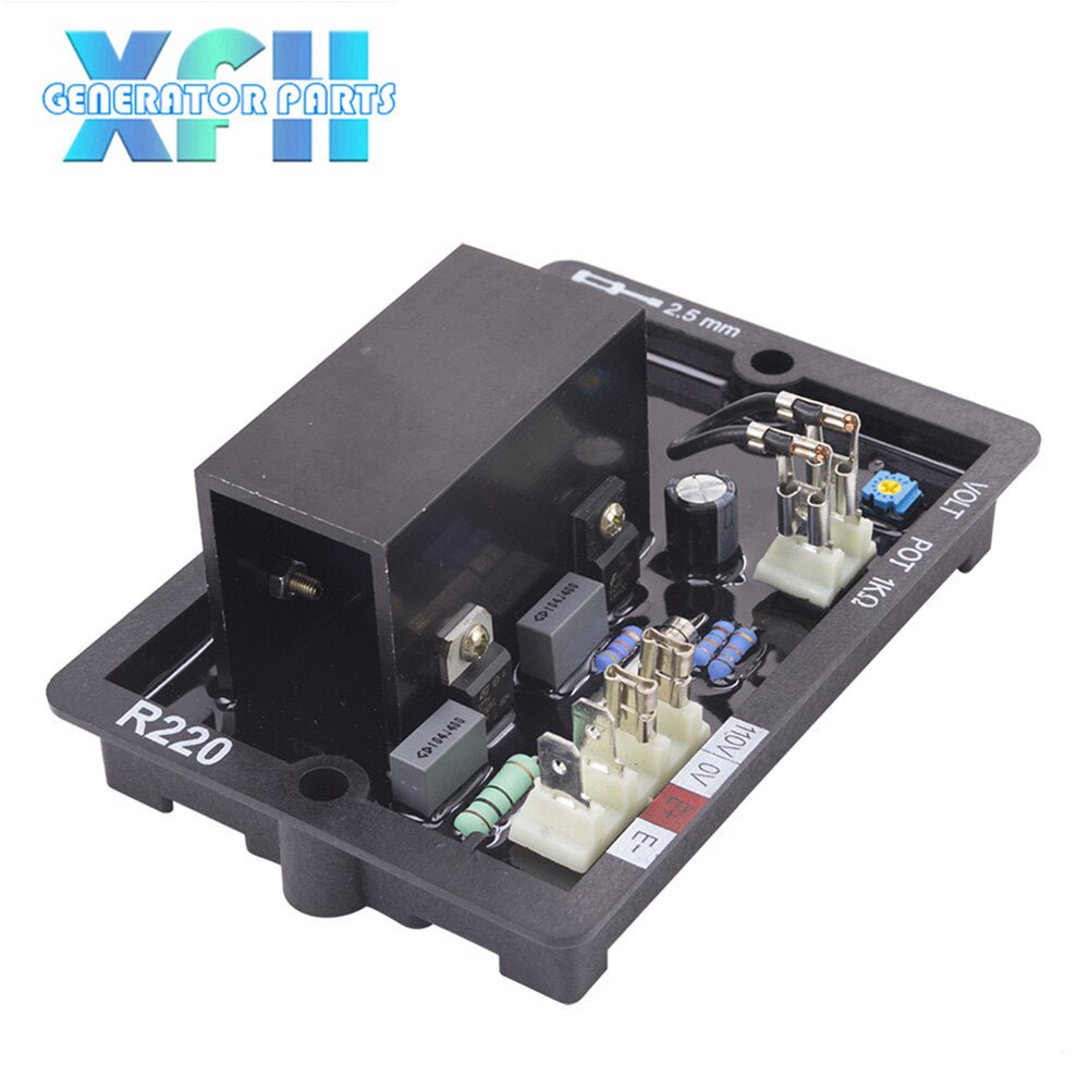 Brushless Alternator AVR R220 AVR Generator Automatic Voltage Regulator - XFH generator parts