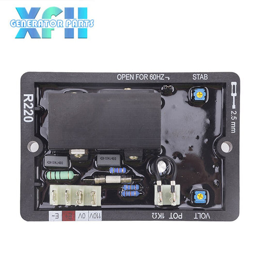 Brushless Alternator AVR R220 AVR Generator Automatic Voltage Regulator - XFH generator parts
