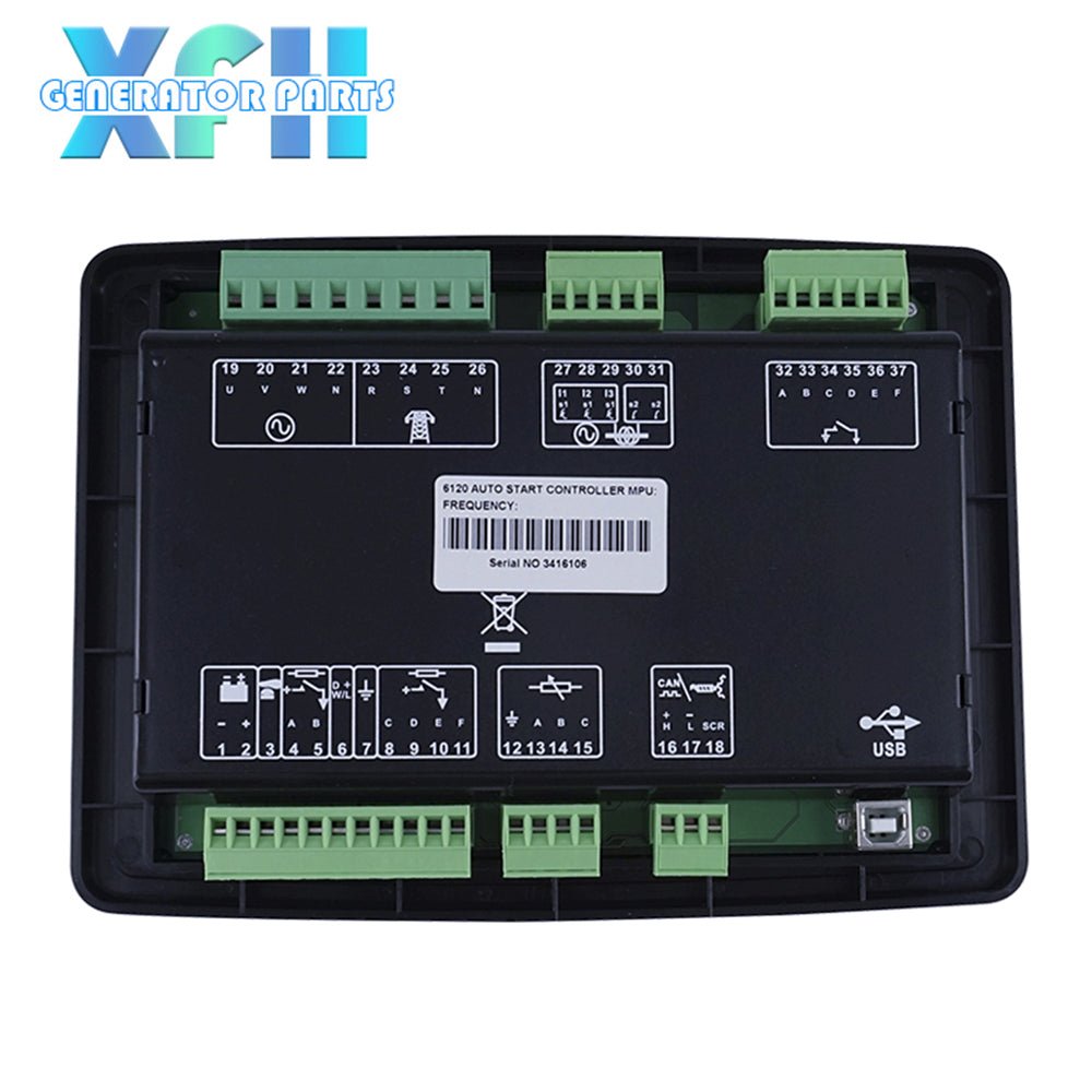DSE6120 DSE6120 MKII Replacement Generator Controller Auto Start Module Diesel Genset Control Pannel - XFH generator parts