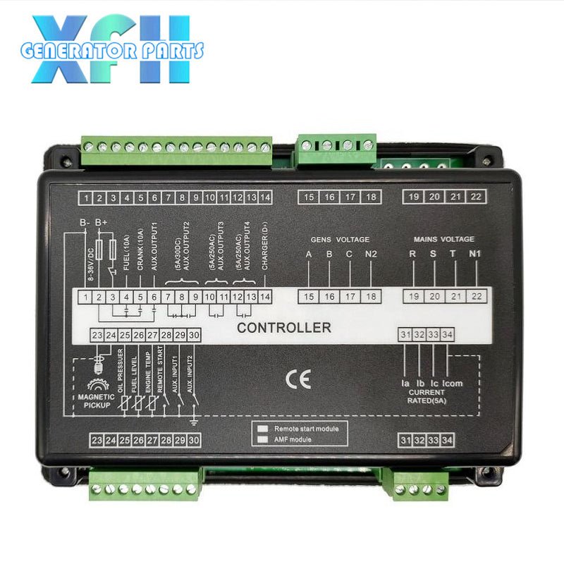 Engine Generator Controller HGM6110K Replacement Auto Start Control Module 6110K - XFH generator parts