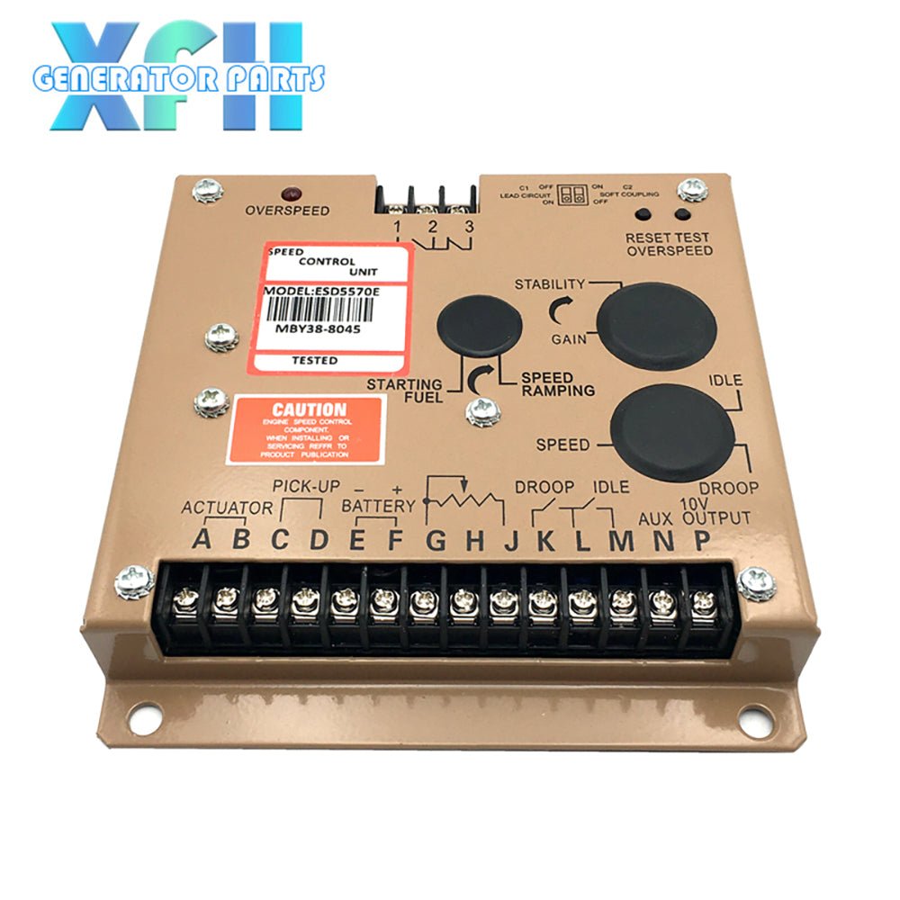 ESD5570E Engine Electric Speed Governor Generator Speed Control Unit Diesel Genset Spare Parts - XFH generator parts
