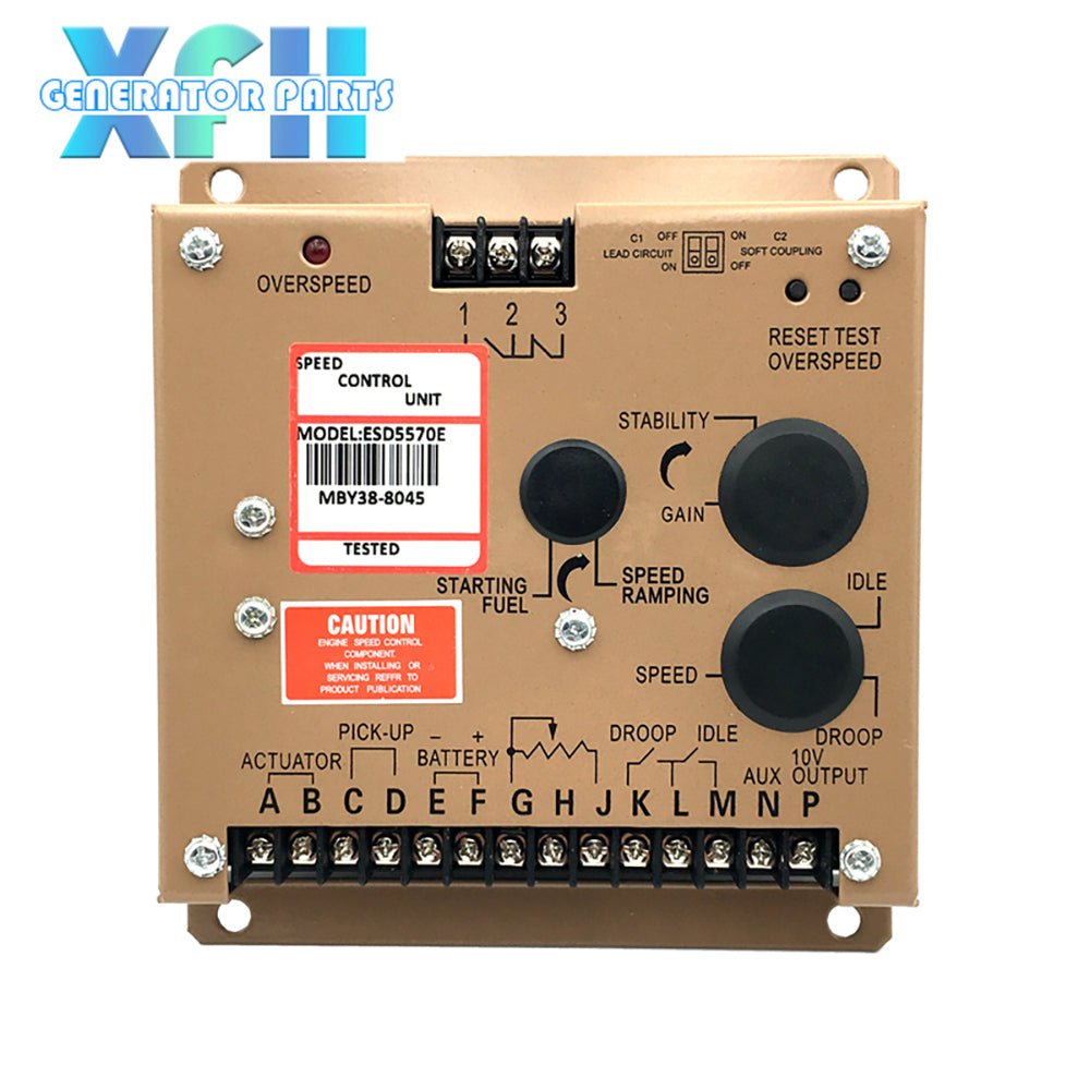 ESD5570E Engine Electric Speed Governor Generator Speed Control Unit Diesel Genset Spare Parts - XFH generator parts