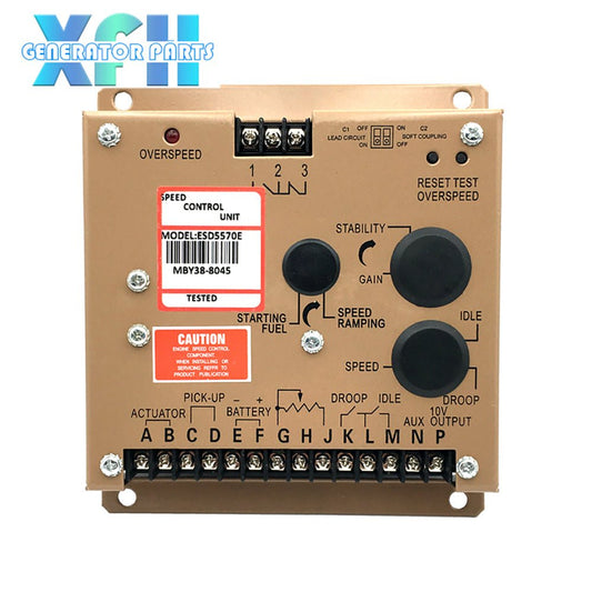 ESD5570E Engine Electric Speed Governor Generator Speed Control Unit Diesel Genset Spare Parts - XFH generator parts