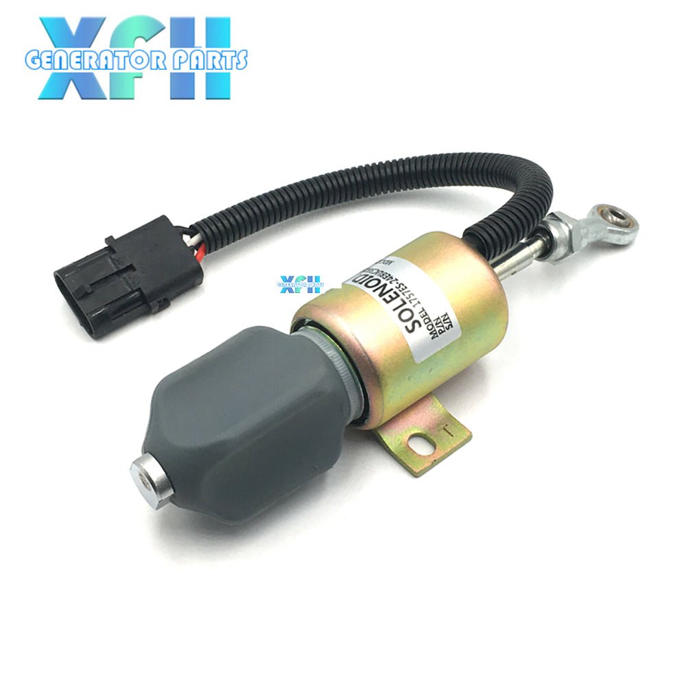 Fuel Engine Shut Off Solenoid 1757ES - 12E8UC3B1S2 1757ES - 24E8UC3B1S2 12V/24V Stop Solenoid Valve - XFH generator parts