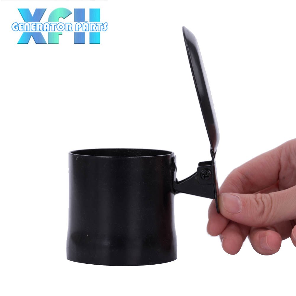 Generator Exhaust Pipe Rain Hat Exhaust Funnel Rainproof Bulldozer Cover 50mm 60mm 75mm 80mm - XFH generator parts