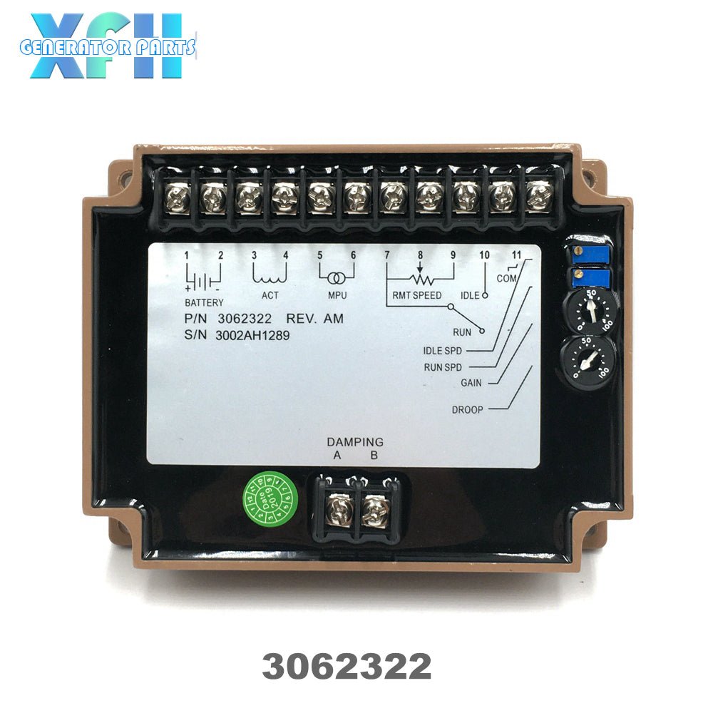 Generator Speed Controller 3062322 speed stabilizer electric govornor diesel engine control circuit board module genset part - XFH generator parts