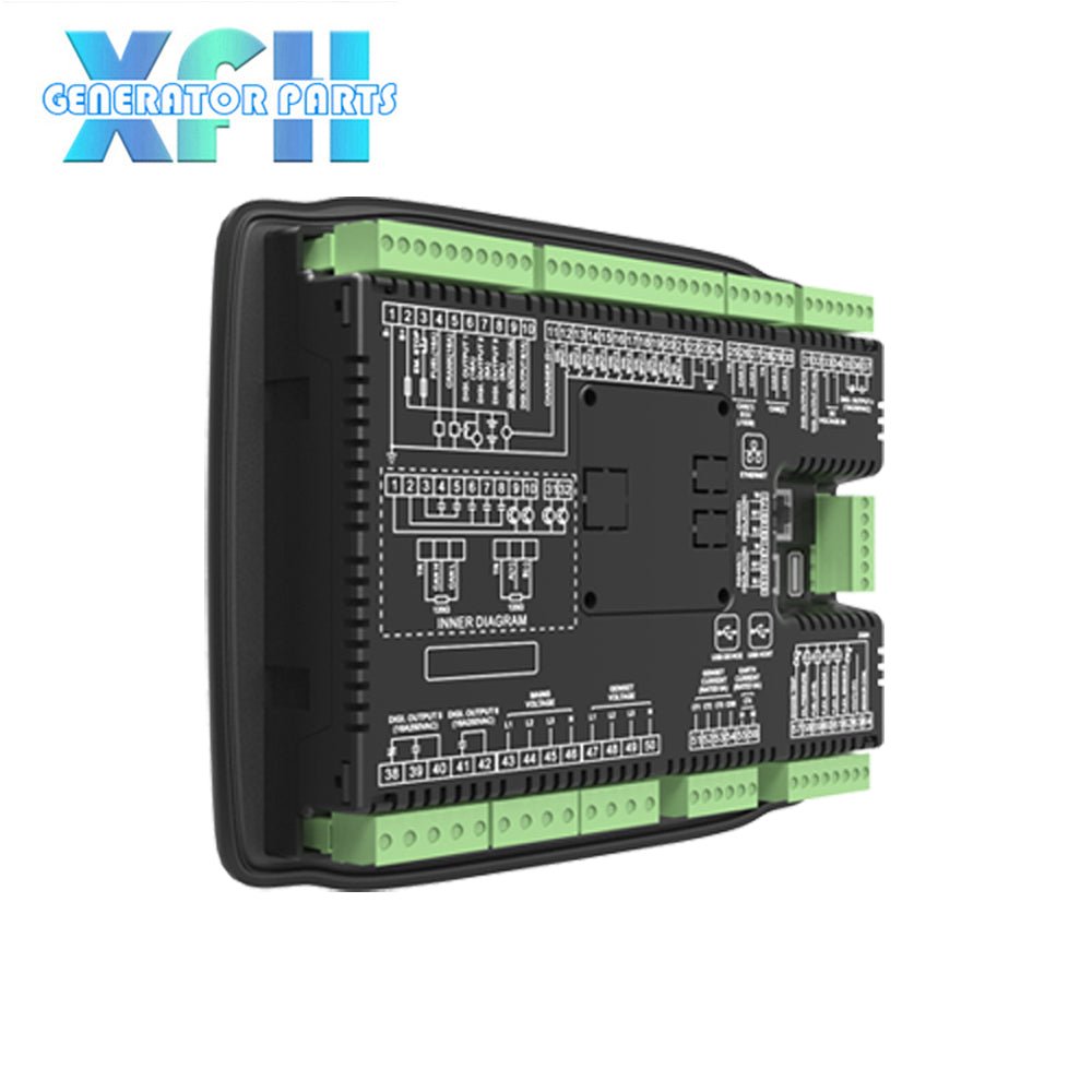 HGM9420N HGM9420LT smartgen genset controller is used for automatic control of single genset to realize automatic start/AMF/synchronous transfer/cloud monitoring - XFH generator parts