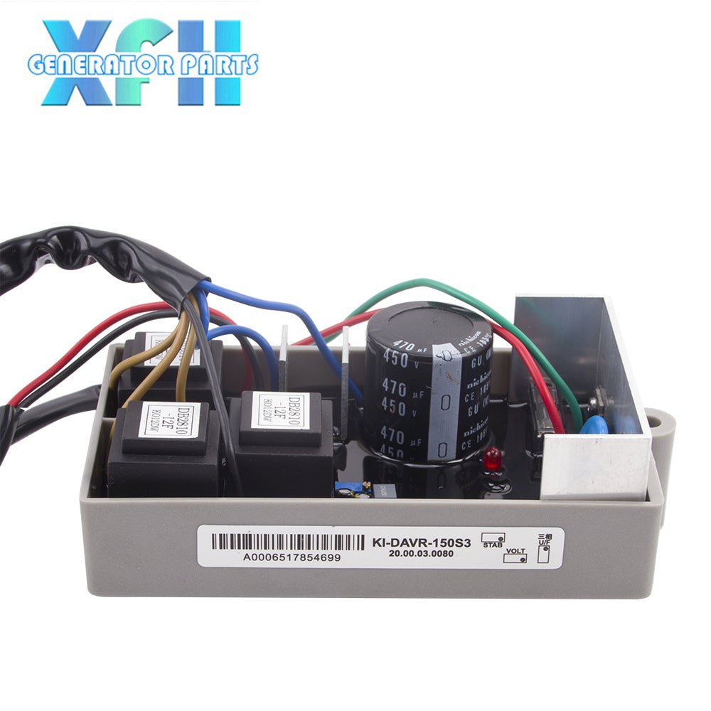 high quality KI - DAVR - 150S3 AVR Automatic Voltage Regulator Stabilizer 3 Phase 15KW 12KVA Kipor Genset Generator Parts - XFH generator parts