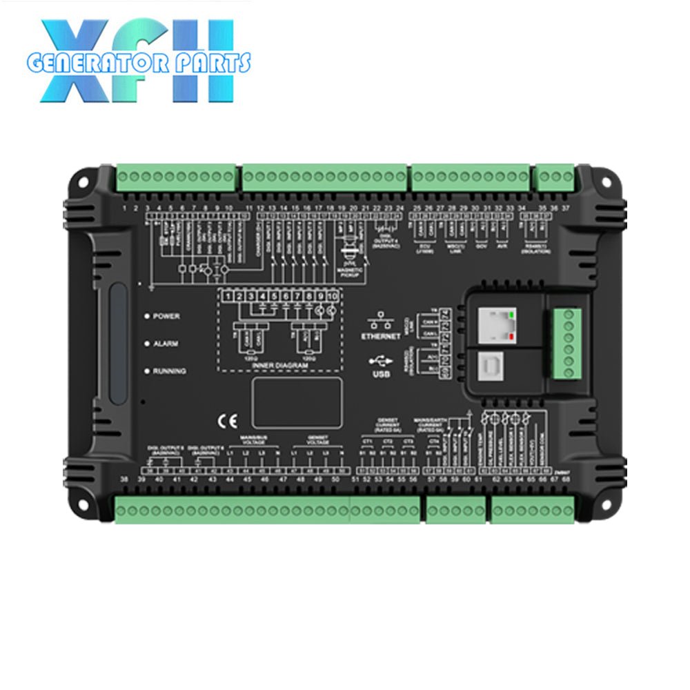HMB9700 genset - genset parallel, GOV, AVR paralleled genset controller - XFH generator parts