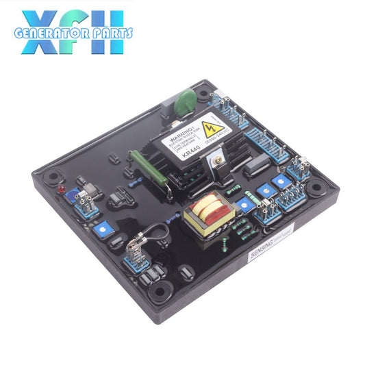 KR440 AVR Generator Regulator Automatic Voltage Stabilizer Single 3 Phase AC Brushless Alternator output Voltalge Control Module - XFH generator parts