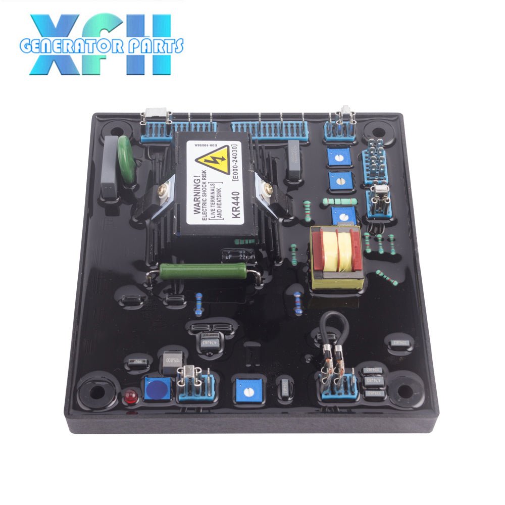 KR440 AVR Generator Regulator Automatic Voltage Stabilizer Single 3 Phase AC Brushless Alternator output Voltalge Control Module - XFH generator parts