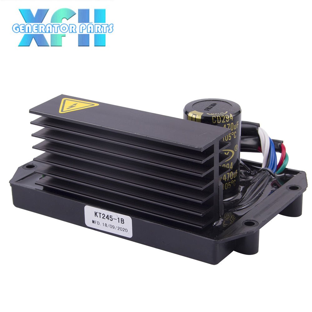 KT245 - 1B Single Phase AVR Automatic Voltage Regulator brush and brushless generator Stabilizer Adjuster module 8 - 15KW 8 wires - XFH generator parts
