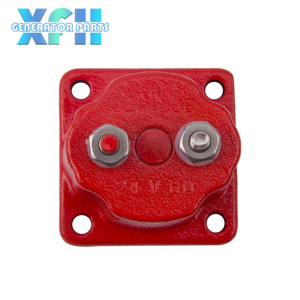 KTA19 - M Double Head 24v 12v Solenoid Fuel Shutoff Shutdown Valve Assy kit - XFH generator parts