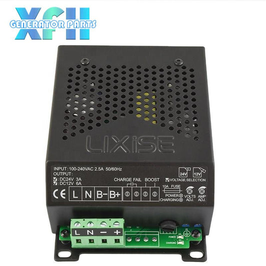 LIXiSE 12V 24V LBC2403 - 1206B Charger Diesel Generator Battery Charger - XFH generator parts