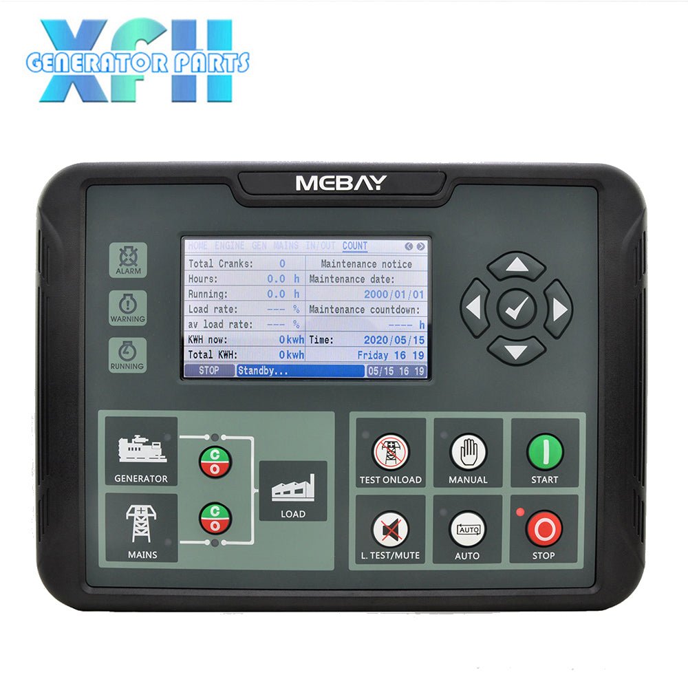 Mebay AMF ATS Generator Controller DC82D DC82DR RS485 Remote Control Module - XFH generator parts