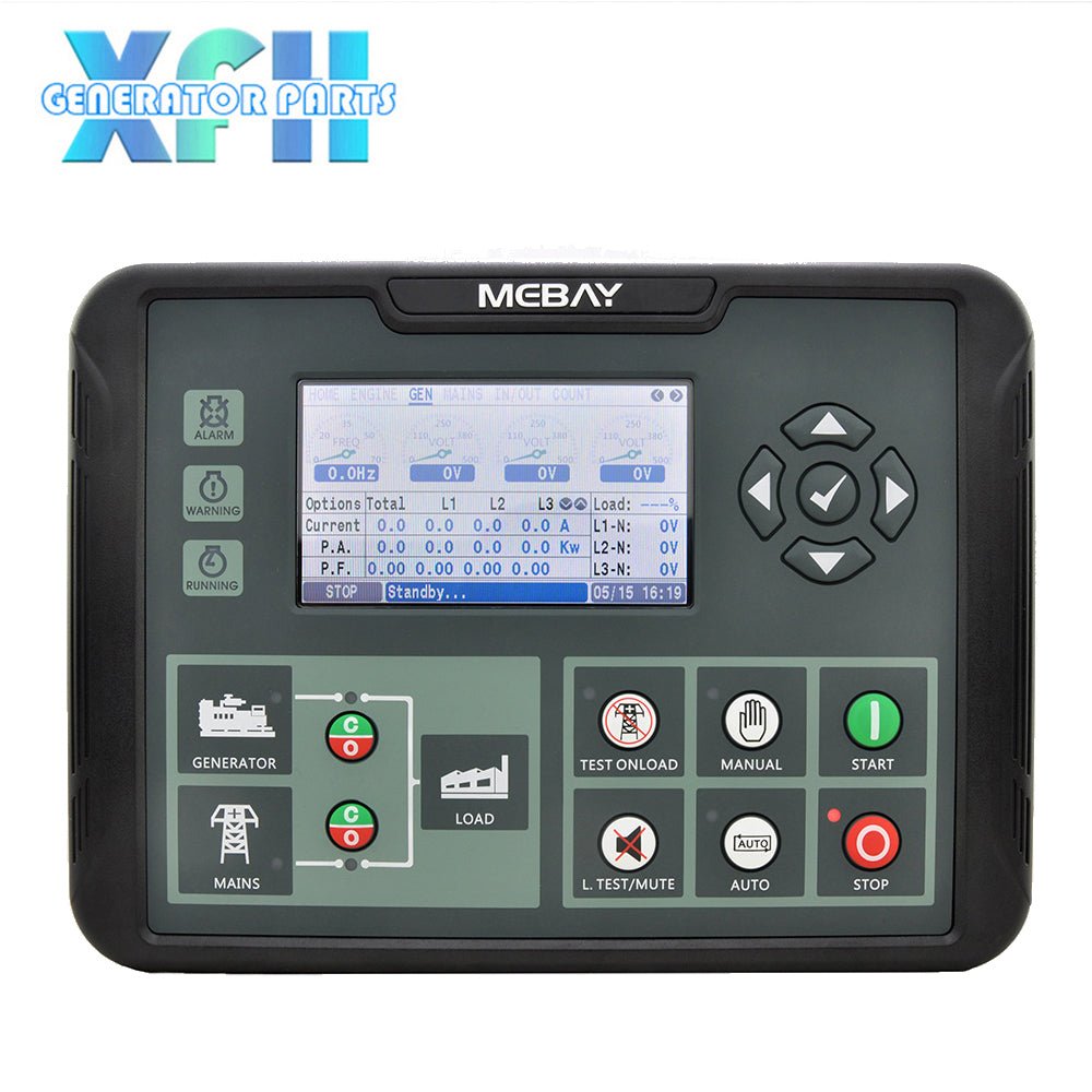 Mebay AMF ATS Generator Controller DC82D DC82DR RS485 Remote Control Module - XFH generator parts
